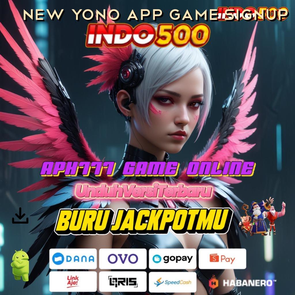 New Yono App Game Signup