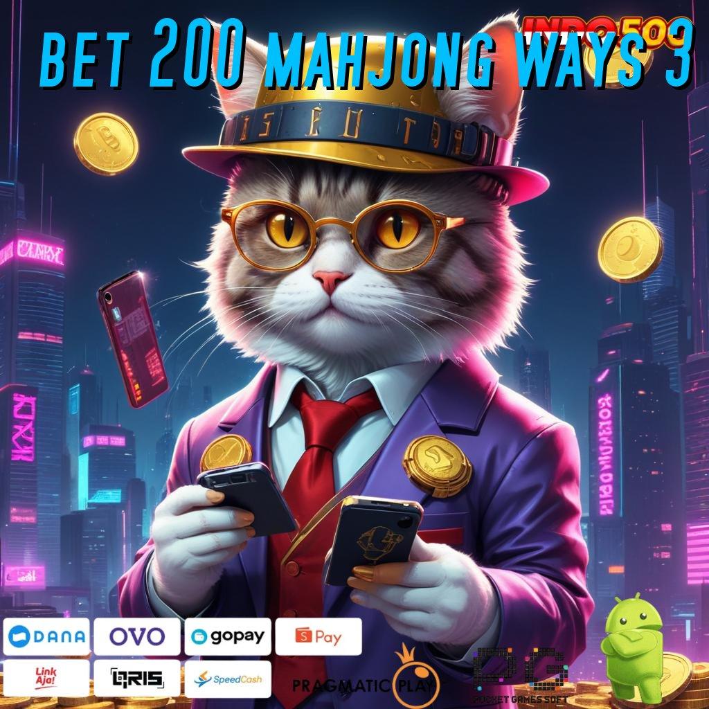 BET 200 MAHJONG WAYS 3 Hadiah Kaya Jalur Sukses Besar