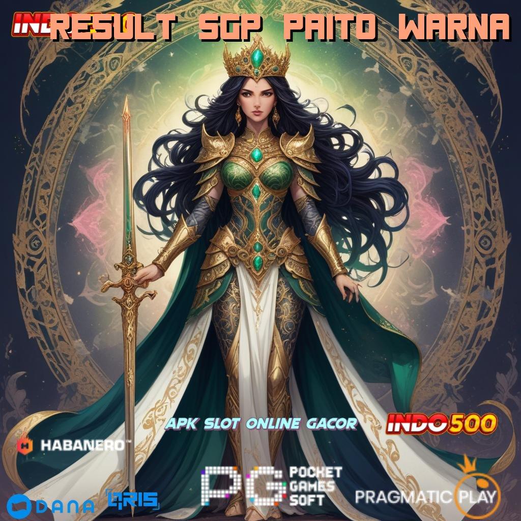 RESULT SGP PAITO WARNA ➿ Metode Baru Komitmen Pasti Bonus Instan