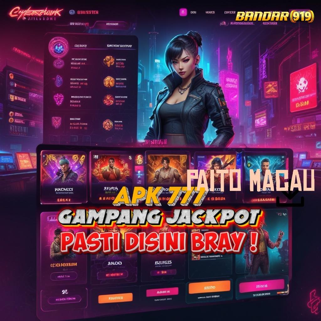 PAITO MACAU 💯 Mesin Baru Dalam Sistem Pengembangan Langsung WD