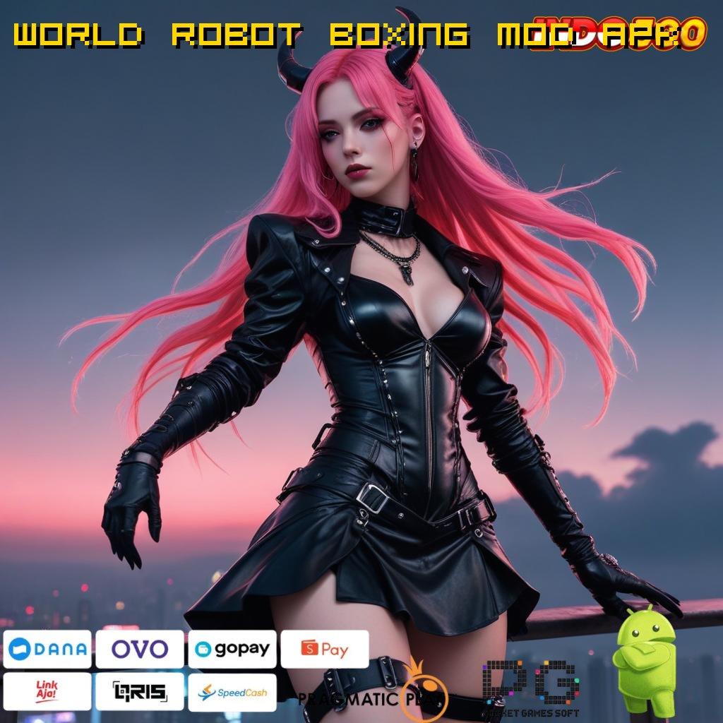 WORLD ROBOT BOXING MOD APK kait digital teknologi hubungan pengguna kecepatan hubungan daring