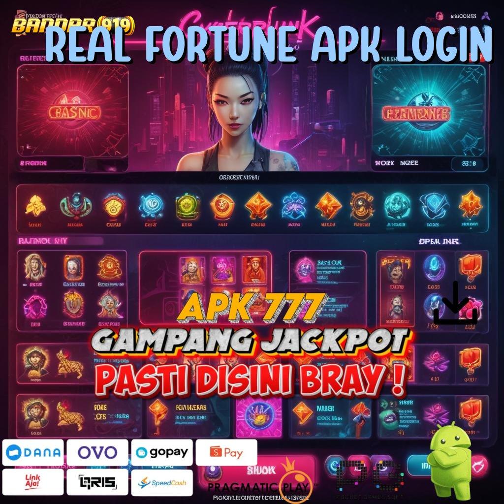 REAL FORTUNE APK LOGIN , Spin Jackpot Baru Pakai Apk Cepat