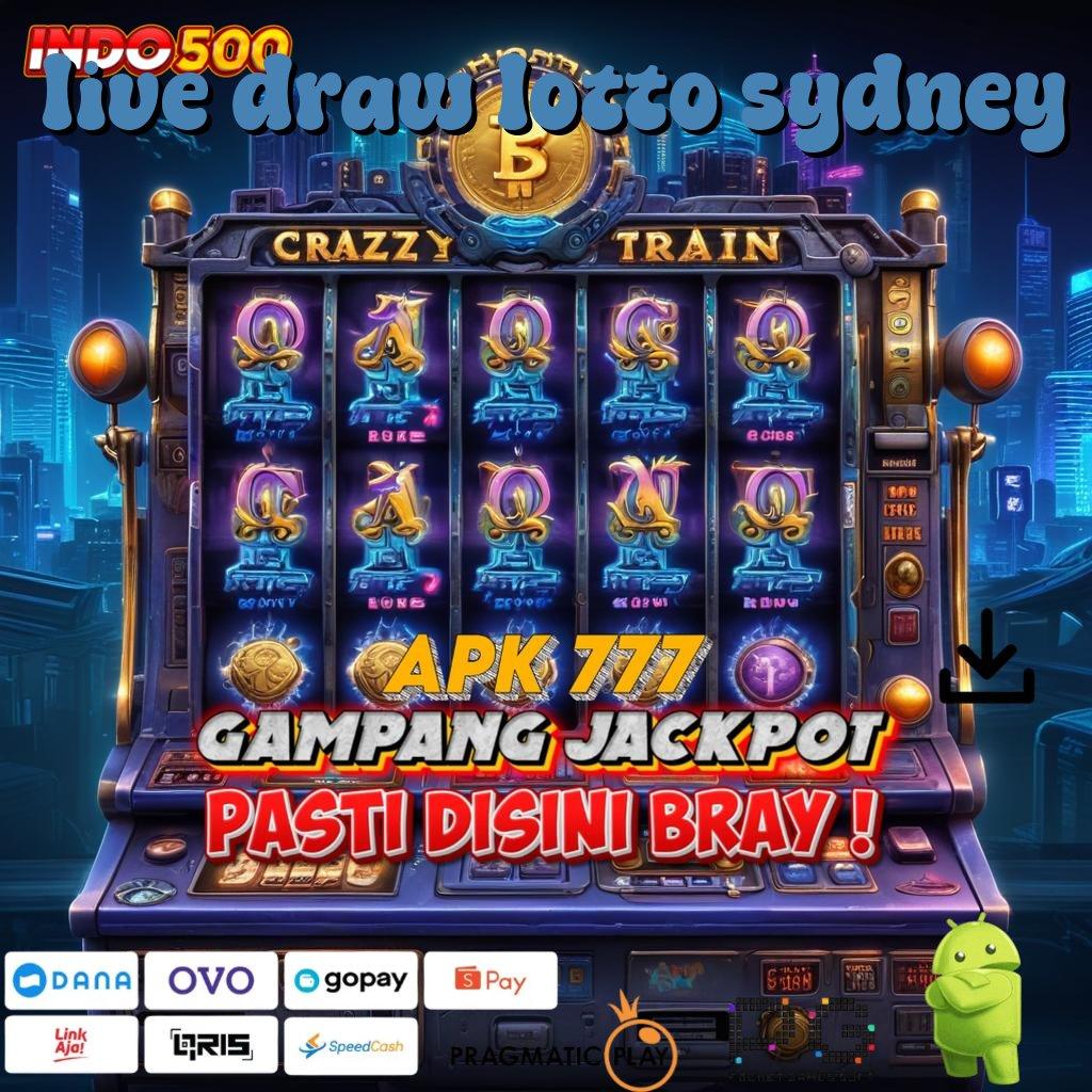 LIVE DRAW LOTTO SYDNEY Aplikasi Slot Dengan Untung Maksimal