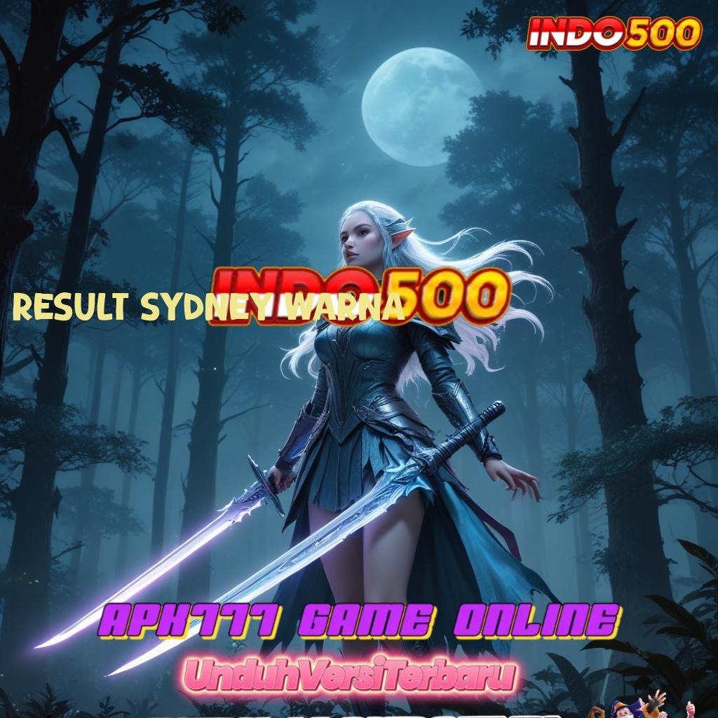 RESULT SYDNEY WARNA ➰ APK Event Bonus Versi Terbaru Modul